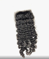 (4x4) HD Closure - Raw Burmese Curly