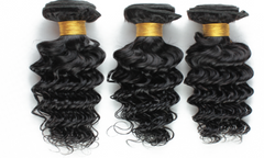 Malaysian Deep Curly - HD Lace line closure + bundles