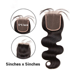 5X5 Bodywave Lace Closure