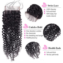 Kinky Curly - HD Lace line closure + bundles