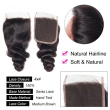 Load image into Gallery viewer, Indian Loose Wave - HD Lace line closure + bundles