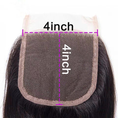 Brazilian Straight - HD Lace line closure + bundles