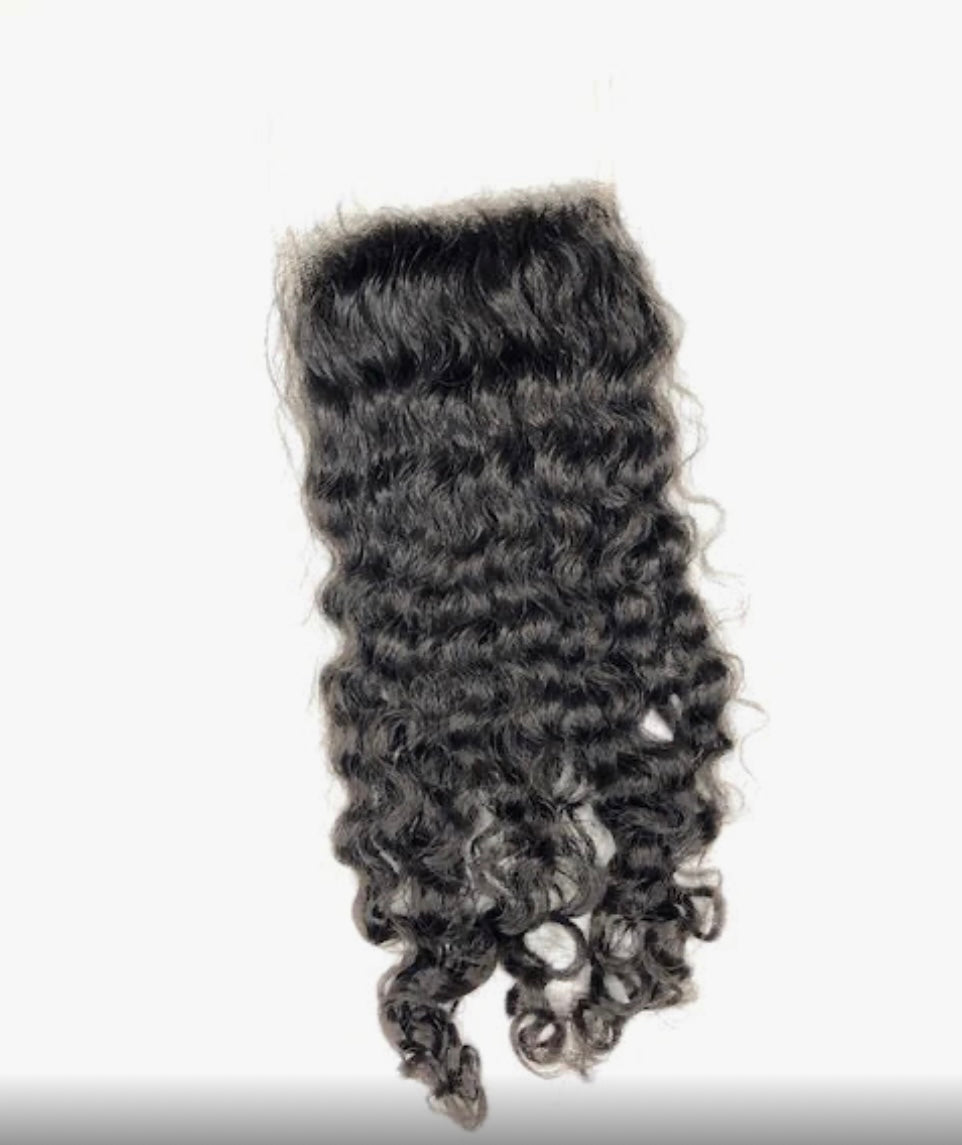 (4x4) HD Closure - Burmese Curly