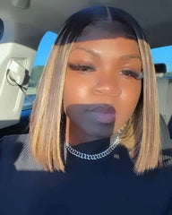 BOB WIGS (13X6) TRANSPARENT HIGHLIGHTED