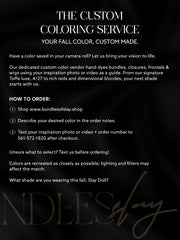 Custom color upcharge