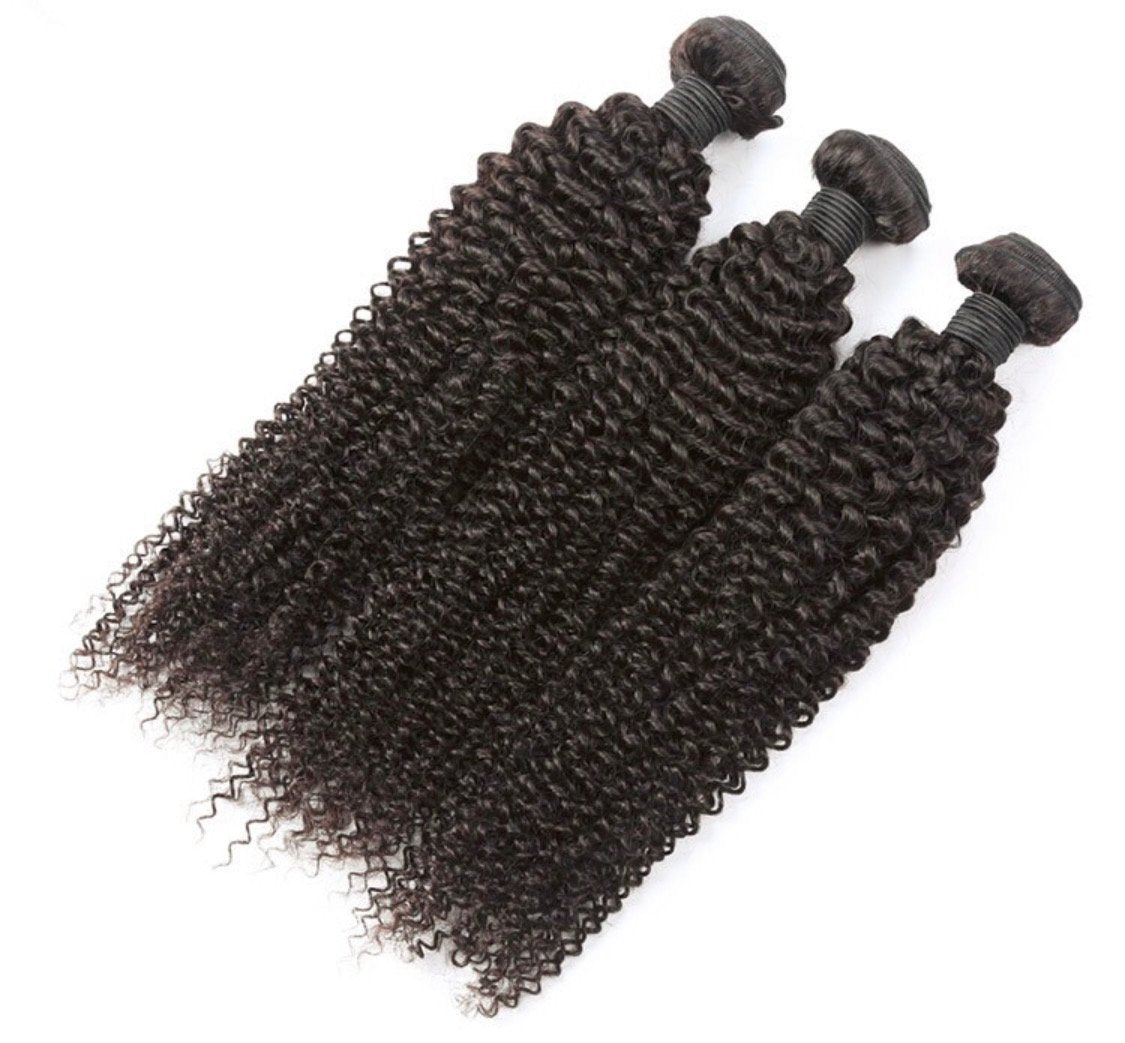 Kinky Curly - HD Lace line frontal + bundles