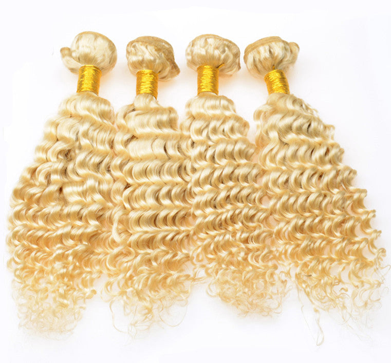 613 Deep Curly Frontal + Bundle Deal