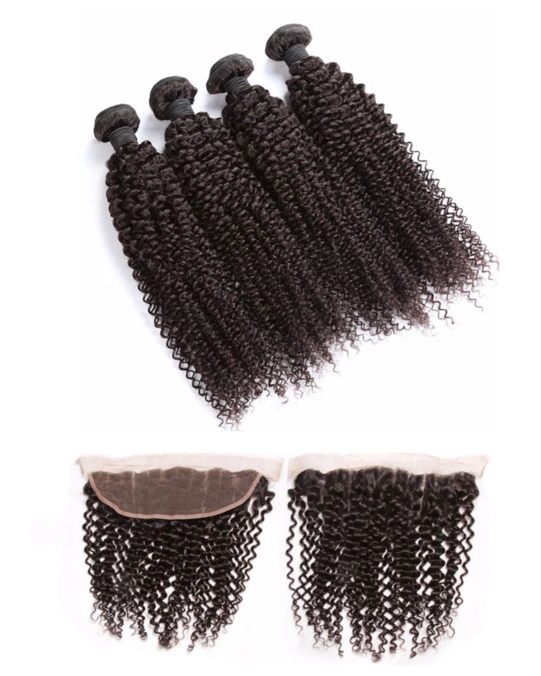 Kinky Curly Frontal + Bundle Deal