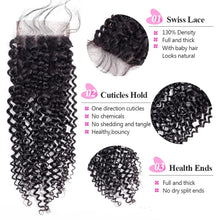 Load image into Gallery viewer, Kinky Curly - HD Lace line closure + bundles