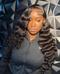 INDIAN LOOSE WAVE FULL FRONTAL WIGS (13x6 HD) 🇮🇳