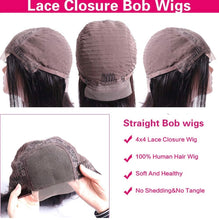 Load image into Gallery viewer, Closure Bob wigs