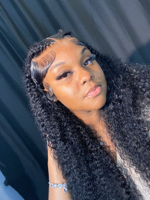 HD Malaysian Deep Curly lacefront Wig 13x6